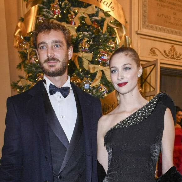 Pierre Casiraghi, Beatrice Borromeo lors de la première de Attila, de Giuseppe Verdi à La Scala à Milan