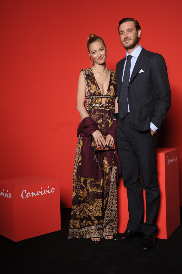 Beatrice Borromeo et son mari Pierre Casiraghi en juin 2016 à la soirée Convivio à Milan.