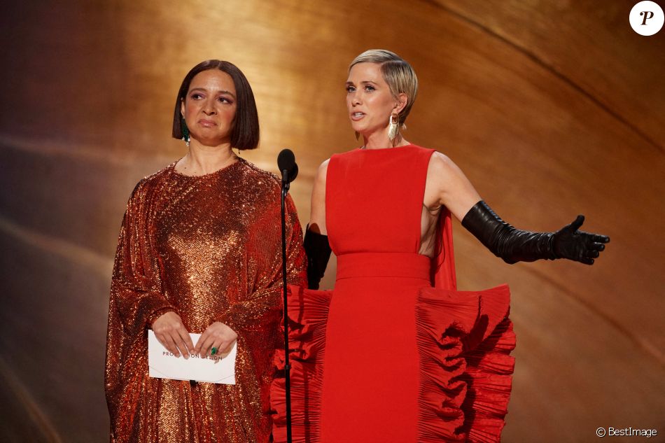 Maya Rudolph et Kristen Wiig - 92e cérémonie des Oscars 2020 au Hollywood and Highland à Los Angeles. Le 9 février 2020. © AMPAS/Zuma Press/Bestimage