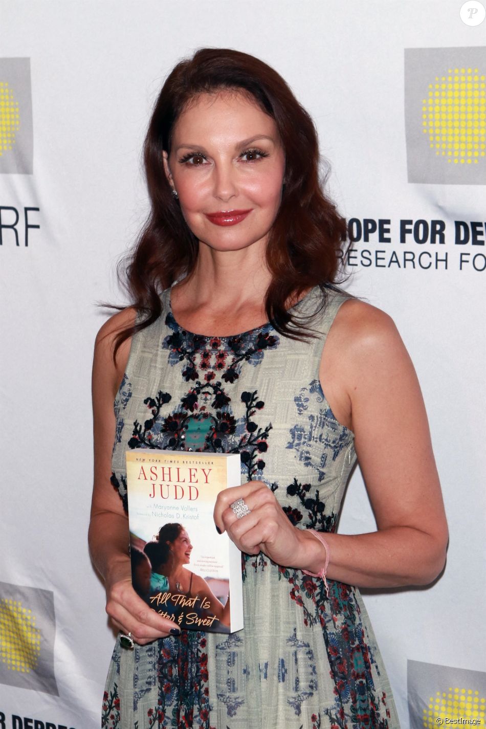 Ashley Judd à la 11ème soirée annuelle Hope For Depression à l'hôtel Plaza à New York, le 8 novembre 2017