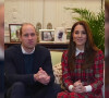 Le prince William, duc de Cambridge, et Catherine (Kate) Middleton, duchesse de Cambridge, célèbrent "Burns Night" avec les travailleurs de première ligne du NHS luttant contre l'épidémie de Coronavirus (COVID-19), le 27 janvier 2021.