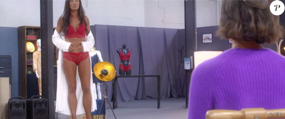 Nathalie Marquay en lingerie dans "Stars à nu", le 12 février sur TF1