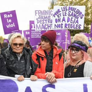 Najat Vallaud-Belkacem, Alexandra Lamy, Muriel Robin et sa compagne Anne Le Nen, Marilou Berry, Julie Gayet - De nombreuses artistes et personnalités marchent contre les violences sexistes et sexuelles (marche organisée par le collectif NousToutes) de place de l'Opéra jusqu'à la place de la Nation à Paris le 23 Novembre 2019 © Coadic Guirec / Bestimage