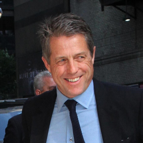 Hugh Grant arrive à l'émission "The Late Show" de Stephen Colbert à New York, le 26 juin 2018