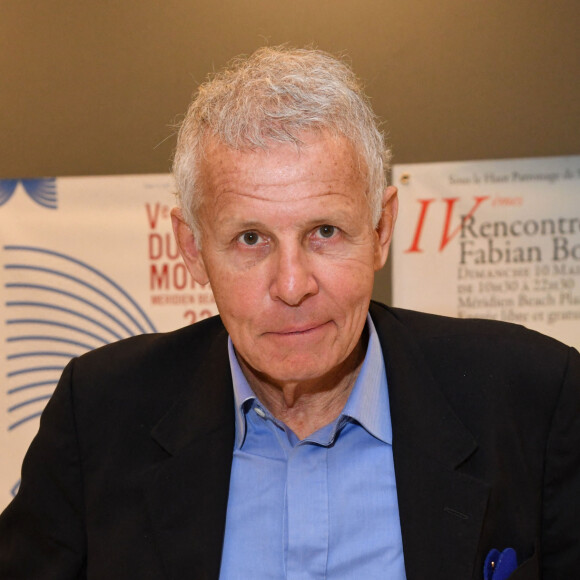 Patrick Poivre d'Arvor (PPDA) au 8ème Salon du Livre de Monaco qui cette année se déroule dans la salle du Quai Antoine 1er, à Monaco, le 2 mars 2019. © Bruno Bebert/Bestimage