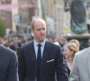 Le prince William, duc de Cambridge et le prince Harry arrivent au château de Windsor à la veille du Mariage Royal du prince Harry et de Meghan Markle le 18 mai 2018. 