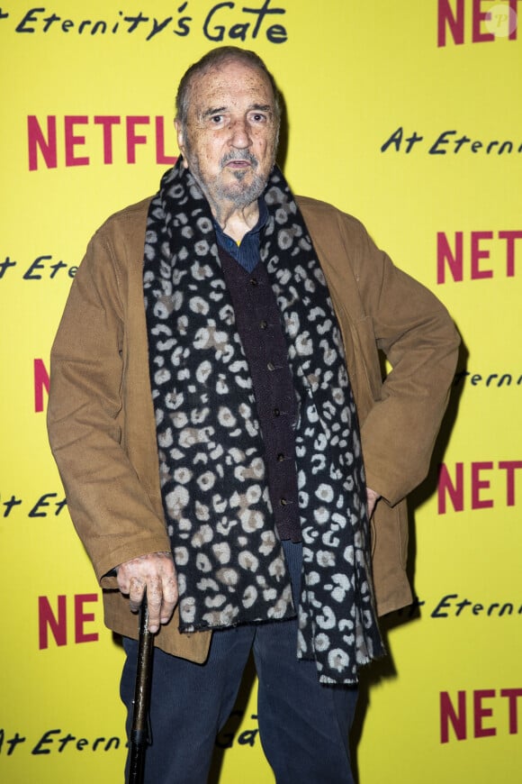 Jean-Claude Carrière - Avant-première du film "At Eternity's Gate" au Musée du Louvre à Paris, le 2 avril 2019. © Olivier Borde/Bestimage