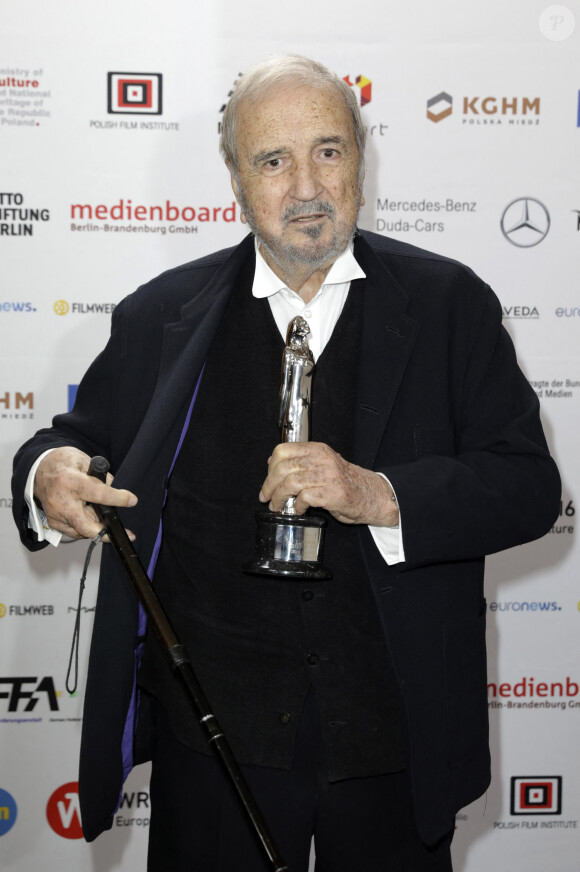 Jean-Claude Carrière - Pressroom de la cérémonie de remise des prix "European Film Award (EFA) à Wroclaw. Le 10 décembre 2016.