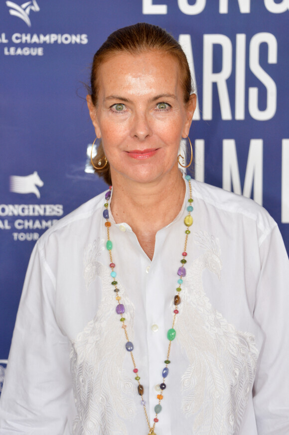 Exclusif - Carole Bouquet - Longines Paris Eiffel Jumping au Champ de Mars à Paris, le 7 juillet 2019. © Veeren Ramsamy/Bestimage