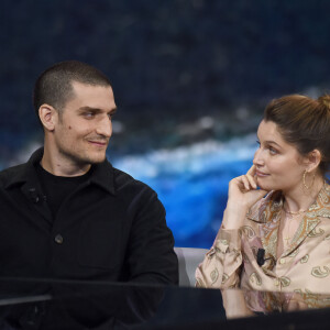 Louis Garrel et sa femme Laetitia Casta - Emission "Che Tempo Che Fa" à Milan en Italie. Le 7 avril 2019.