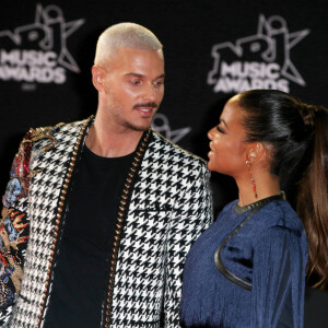 Le chanteur français M. Pokora (Matt Pokora) et sa compagne la chanteuse américaine Christina Milian - 19ème édition des NRJ Music Awards à Cannes. © Dominique Jacovides/Bestimage 