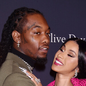 Divorce - Cardi B et son mari le rappeur Offset entament une procédure de divorce - Cardi B et son compagnon Offset - Soirée "Pre-GRAMMY Gala and GRAMMY Salute to Industry Icons Honoring Sean "Diddy" Combs" dans le quartier de Beverly Hills à Los Angeles, le 25 janvier 2020.