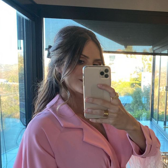 Katharine McPhee, enceinte. Janvier 2021.