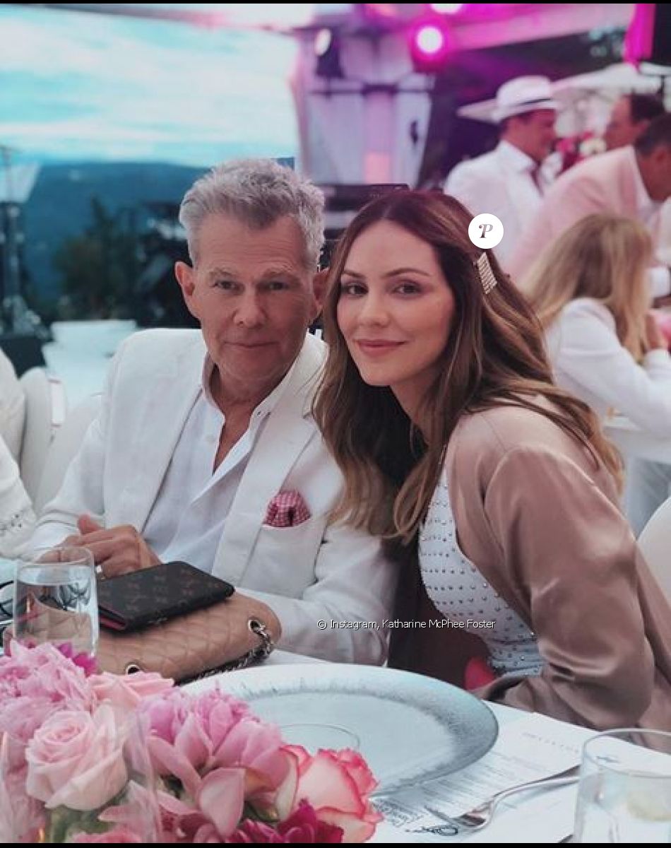 Katharine McPhee Foster et son mari David Foster