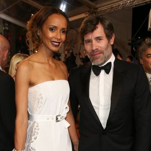 Sonia Rolland et son compagnon Jalil Lespert - Montée des marches du film "Le Redoutable" lors du 70ème Festival International du Film de Cannes. © Borde-Jacovides-Moreau/Bestimage