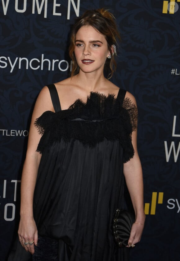 Emma Watson à la première de Little Women au Musée d'Art moderne à New York, le 7 décembre 2019