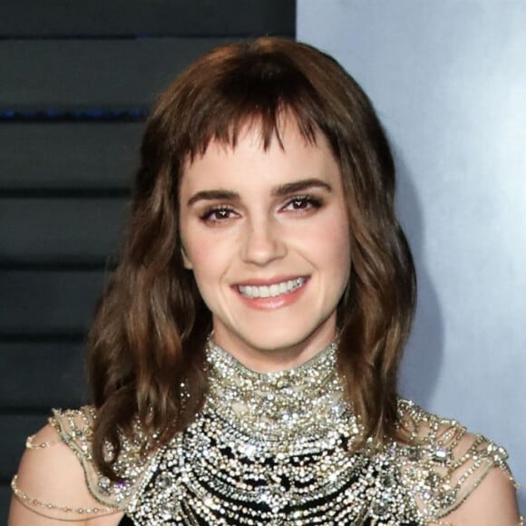 Emma Watson à la soirée Vanity Fair Oscar au Wallis Annenberg Center à Beverly Hills, le 4 mars 2018 