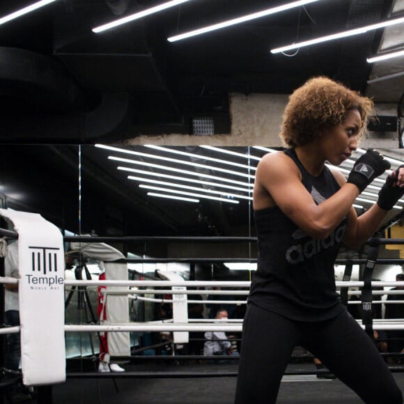 Estelle Mossely et Tony Yoka s'entraînent au Temple Noble Art à Paris le 22 septembre 2020. © JB Autissier / Panoramic / Bestimage