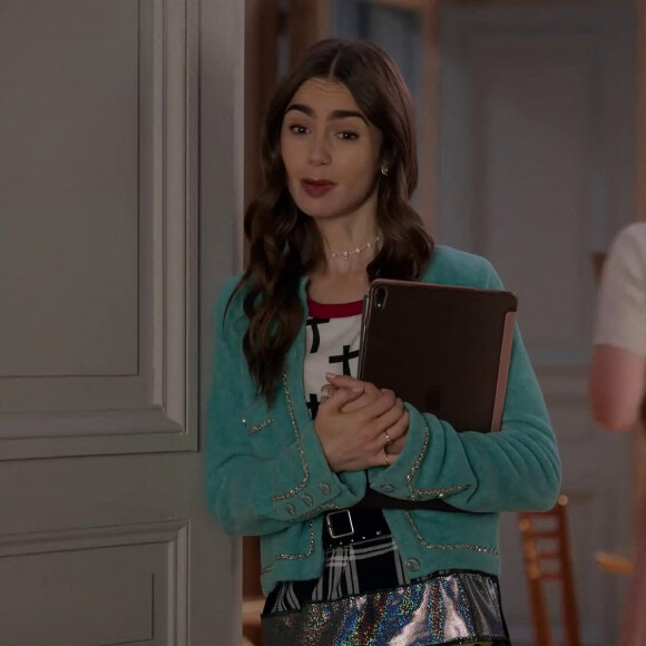 Lily Collins dans la Netflix "Emily in Paris"