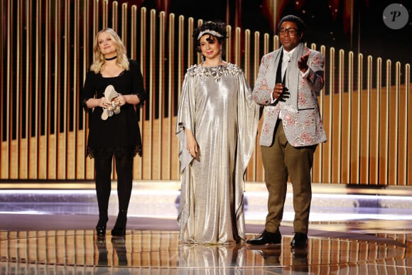 Amy Poehler et Maya Rudolph, Kenan Thompson - 78ème cérémonie des Golden Globe Awards, le 28 février 2021.