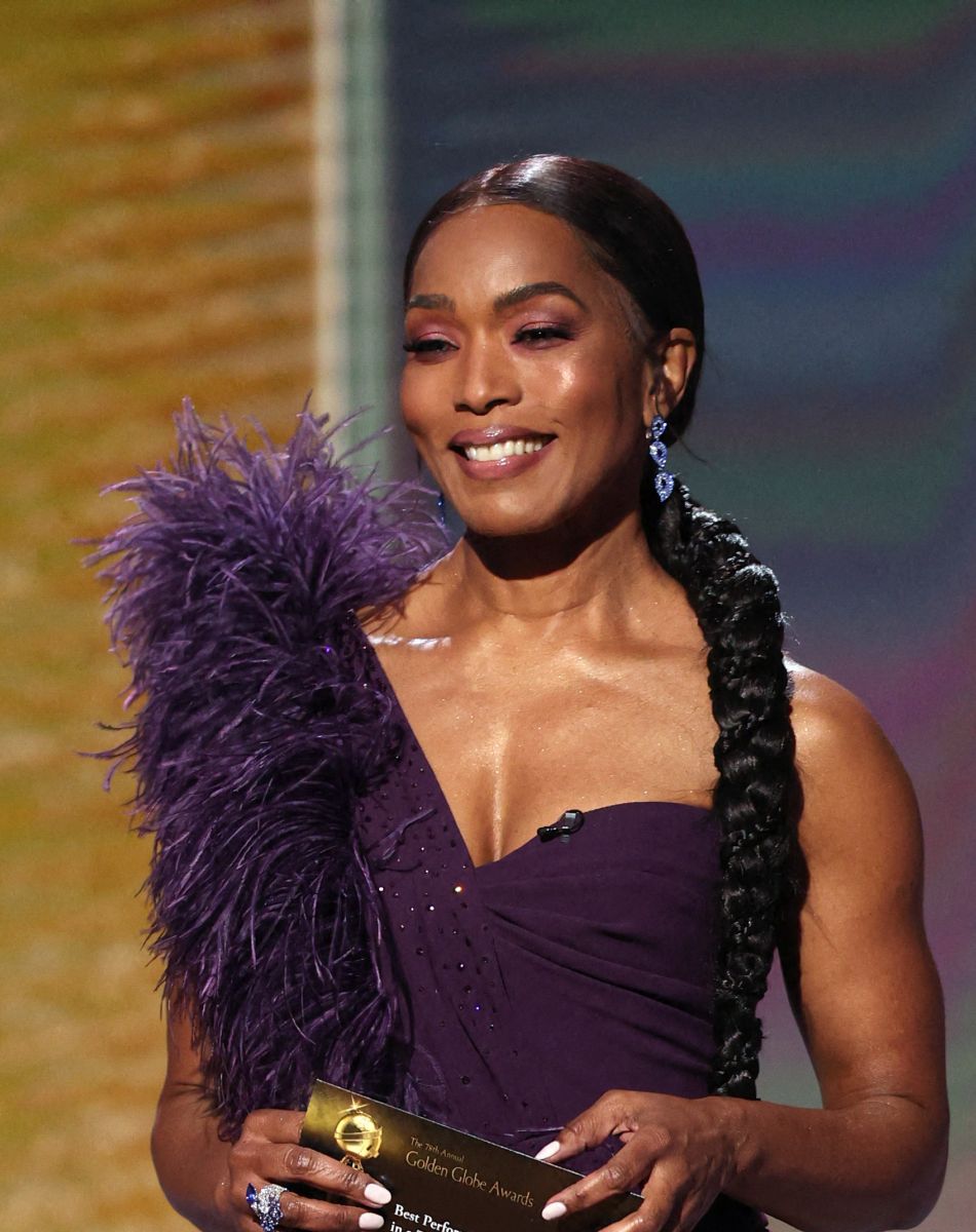 Angela Bassett - 78ème cérémonie des Golden Globe Awards, le 28 février 2021.