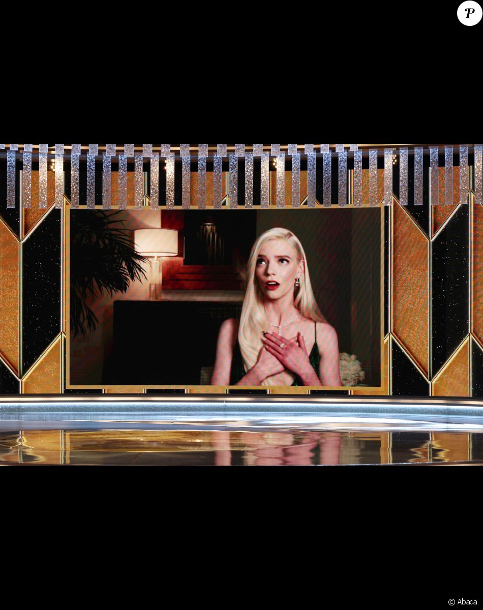 Anya Taylor-Joy (The Queen's Gambit) - 78ème cérémonie des Golden Globe Awards, le 28 février 2021.