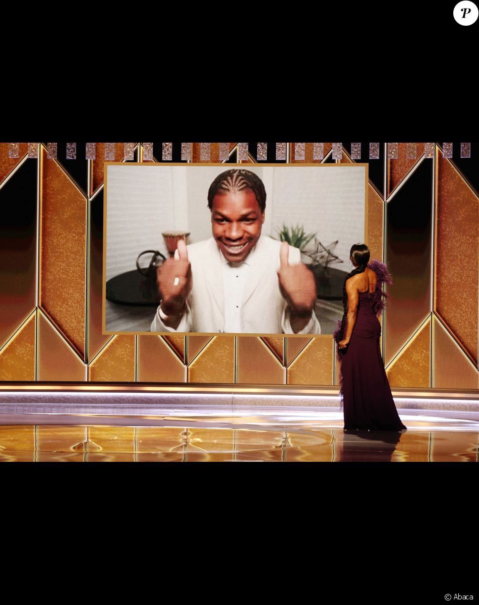 John Boyega (Small Axe) - 78ème cérémonie des Golden Globe Awards, le 28 février 2021.