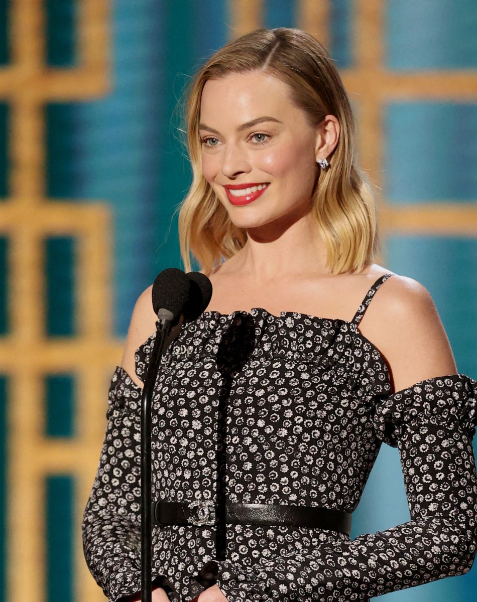 Margot Robbie - 78ème cérémonie des Golden Globe Awards, le 28 février 2021.