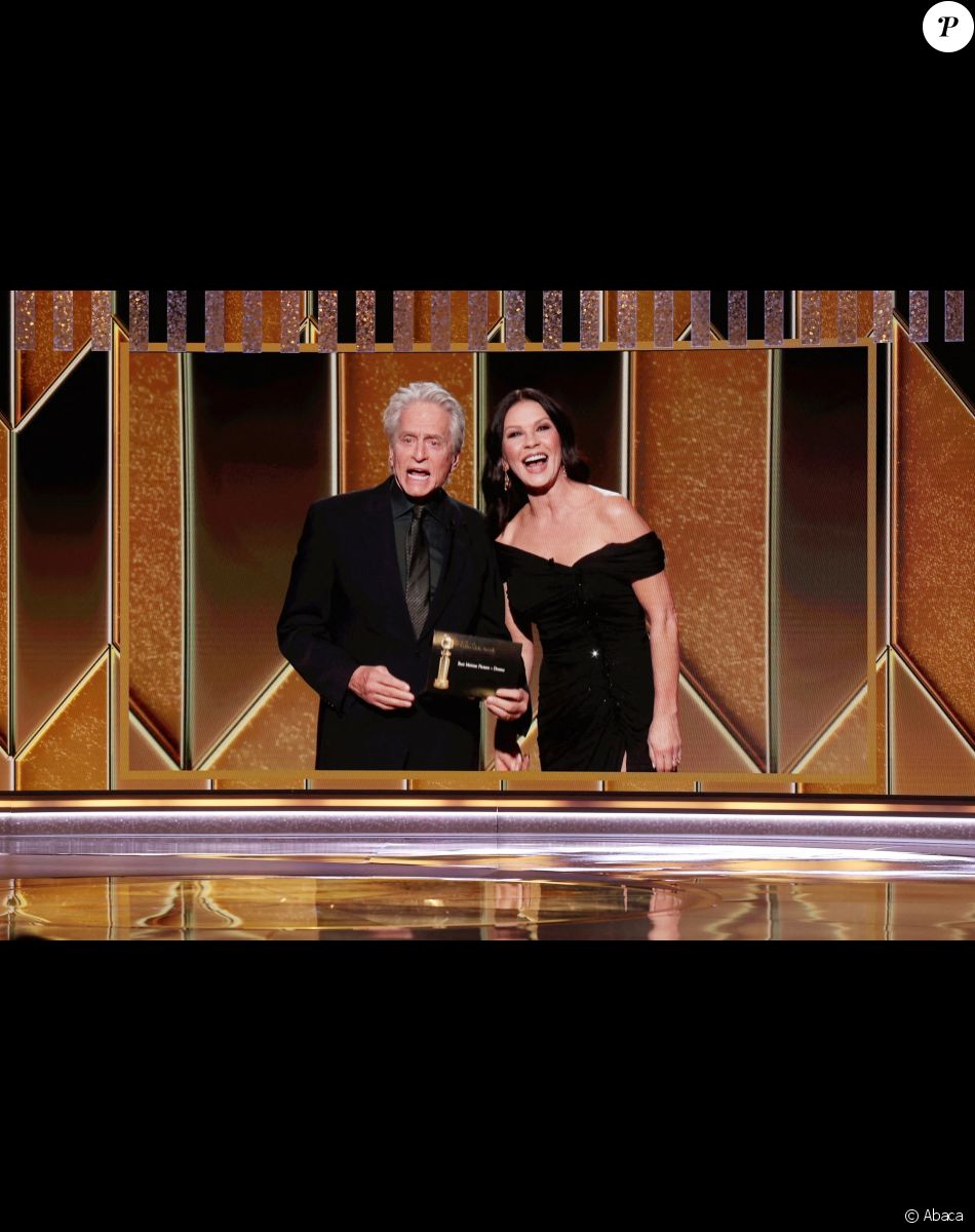 Michael Douglas et Catherine Zeta-Jones - 78ème cérémonie des Golden Globe Awards, le 28 février 2021.