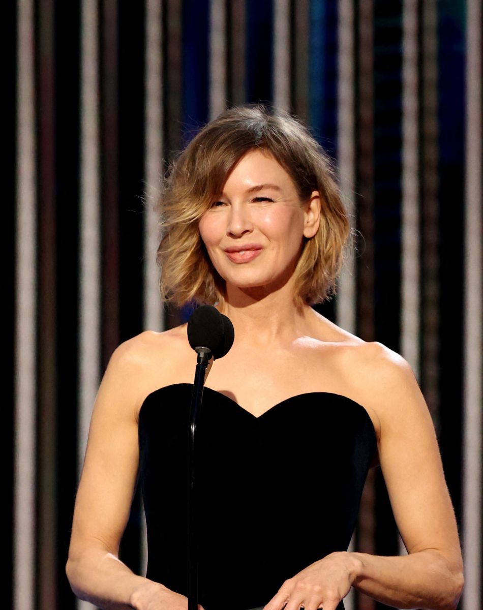 Renée Zellweger - 78ème cérémonie des Golden Globe Awards, le 28 février 2021.