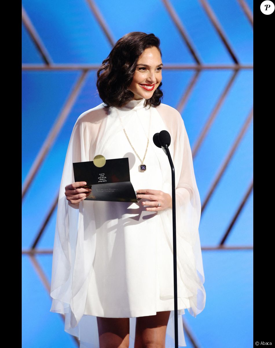 Gal Gadot - 78ème cérémonie des Golden Globe Awards, le 28 février 2021.