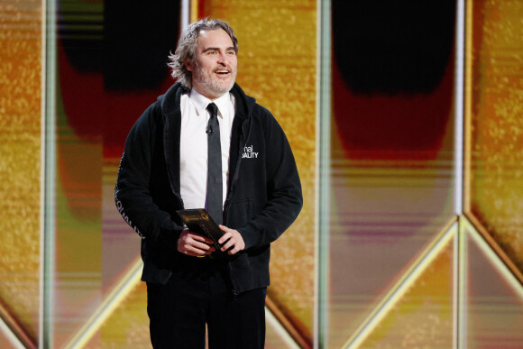 Joaquin Phoenix - 78ème cérémonie des Golden Globe Awards, le 28 février 2021.
