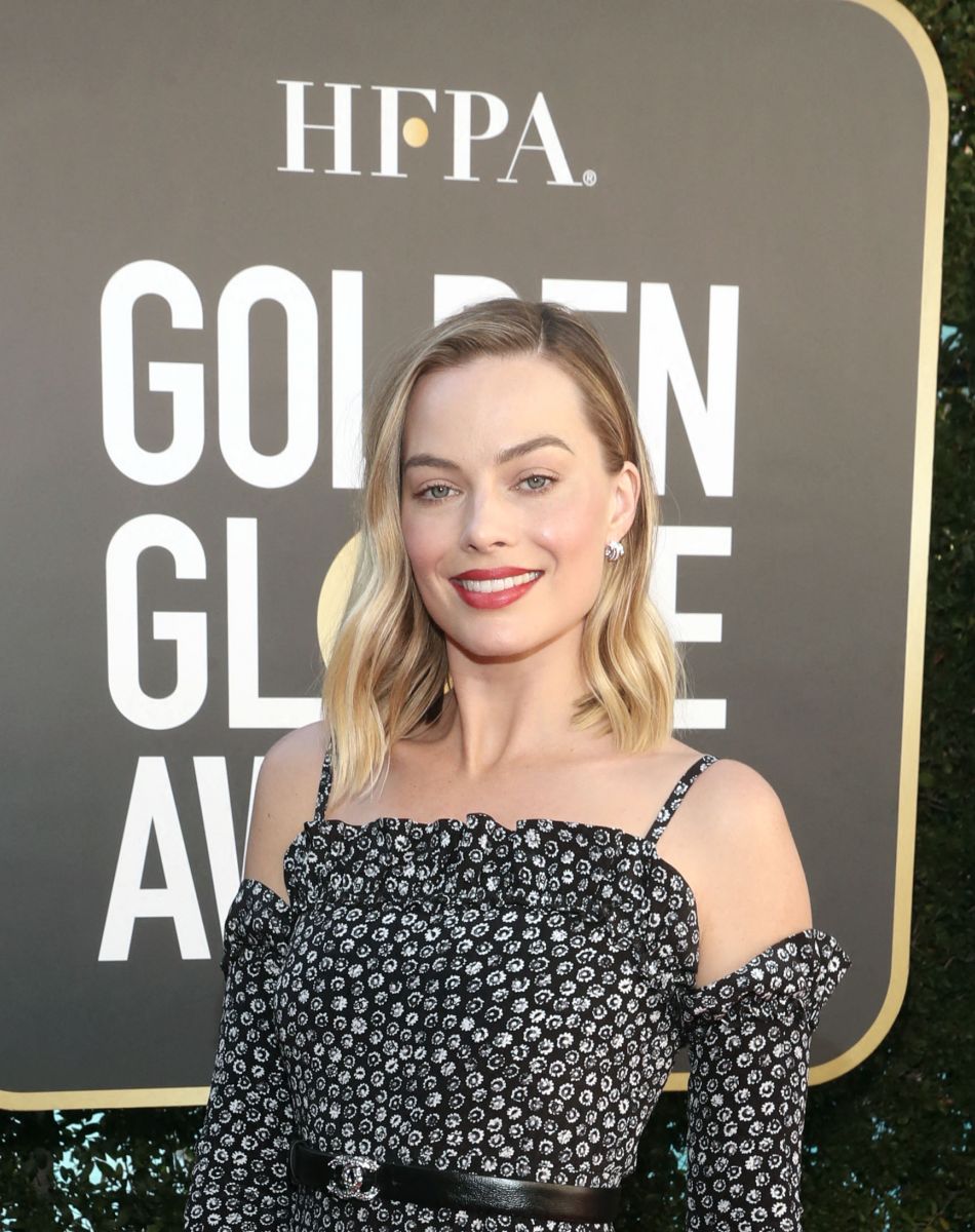 Margot Robbie - 78ème cérémonie des Golden Globe Awards, le 28 février 2021.