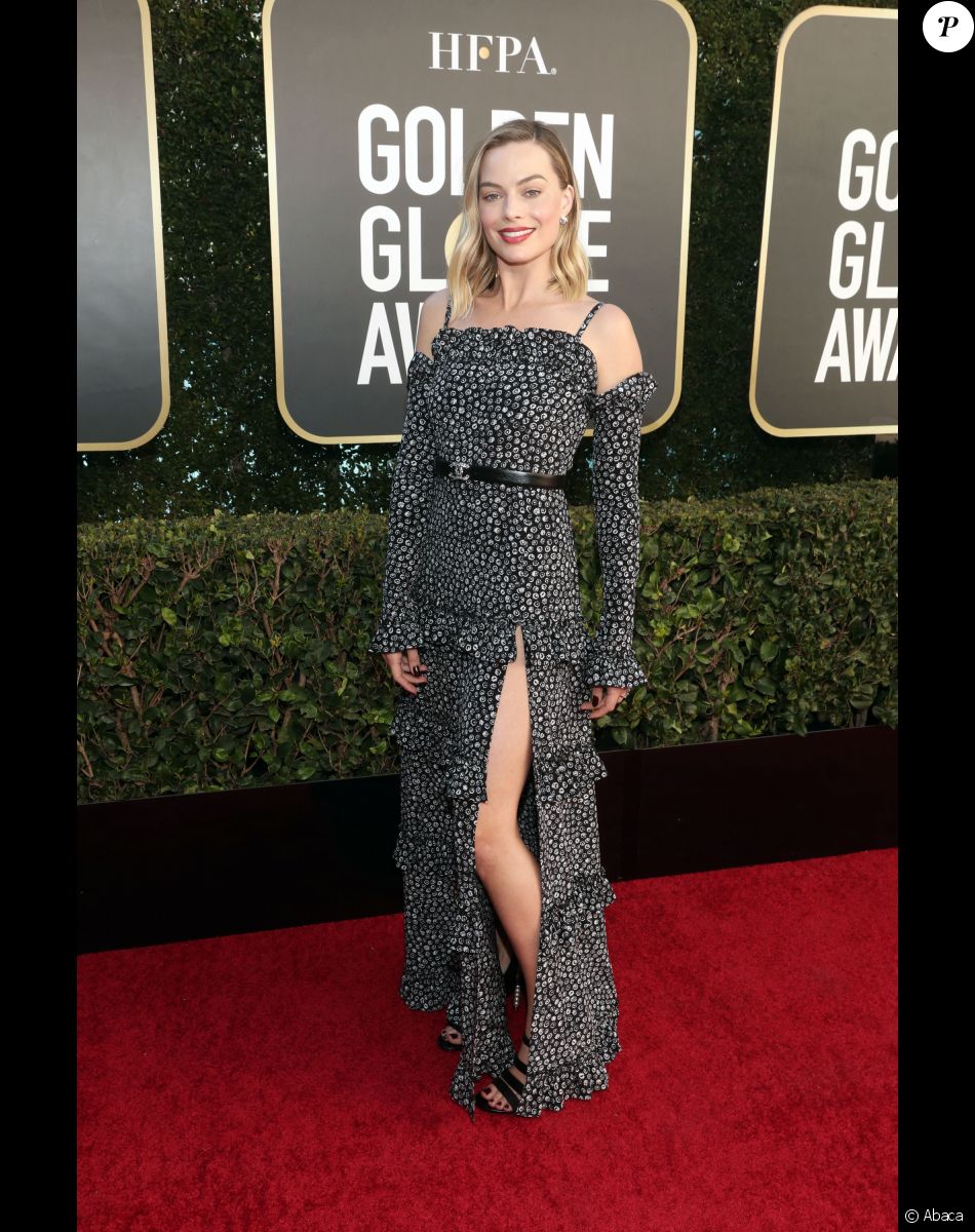Margot Robbie - 78ème cérémonie des Golden Globe Awards, le 28 février 2021.