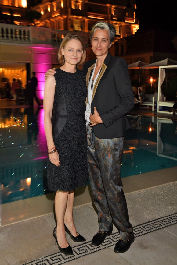 Exclusif - Jodie Foster et sa femme Alexandra Hedison durant la 9ème cérémonie des Pink Ribbon Monaco Awards à l'hôtel Métropole Monte-Carlo le 4 octobre 2019.