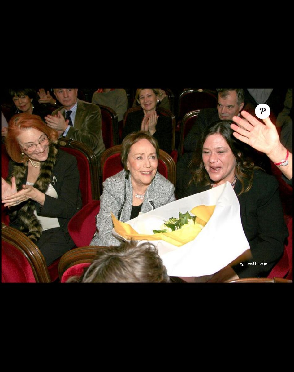 Annie Girardot et sa fille Giulia Salvatori le 12 février 2007 à Paris