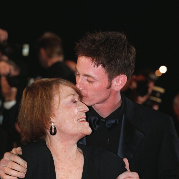 Annie Girardot et Benoît Magimel au festival de Cannes en 2001