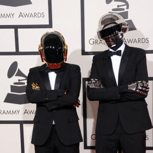 Daft Punk (Thomas Bangalter et Guy-Manuel de Homem-Christo) - 56e cérémonie des Grammy Awards à Los Angeles le 26 janvier 2014. 