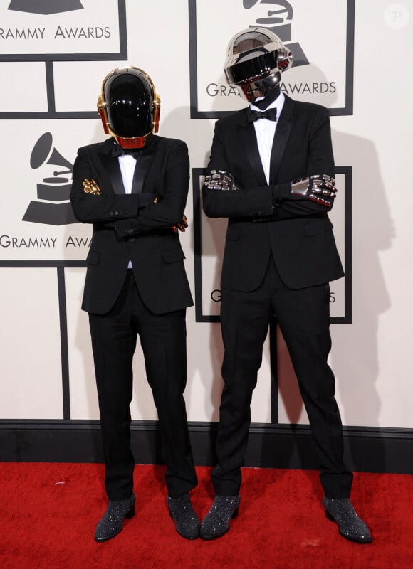 Daft Punk (Thomas Bangalter et Guy-Manuel de Homem-Christo) - 56e cérémonie des Grammy Awards à Los Angeles le 26 janvier 2014. 