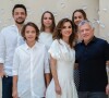 Rania de Jordanie, son mari le roi Abdallah II et leurs quatre enfants, le prince Hussein (26 ans), la princesse Iman (23 ans), la princesse Salma (19 ans) et le prince Hashem (15 ans) - Portrait pour l'anniversaire de la reine qui a fêté ses 50 ans le 31 août 2020.