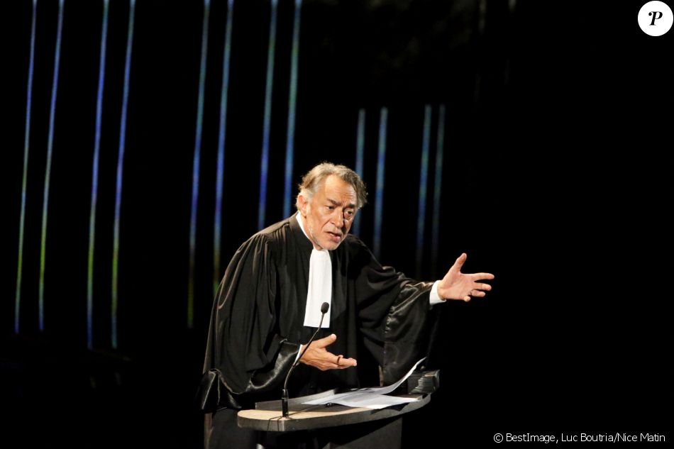 Exclusif - Richard Berry lors de la représentation de la pièce Plaidoiries "Je vous demande l'impossible" lors du Festival de Ramatuelle, France, le 10 août 2019. © Luc Boutria/Nice Matin/Bestimage