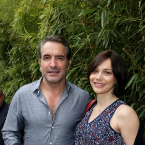 Jean Dujardin et sa compagne Nathalie Péchalat au village des internationaux de France de tennis à Roland Garros à Paris 5 juin 2016. © Dominique Jacovides / Bestimage 