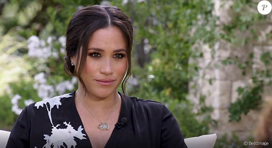 La chaîne CBS a diffusé l'interview du prince Harry, de Meghan Markle et de la présentatrice américaine Oprah Winfrey, le 7 mars 2021.