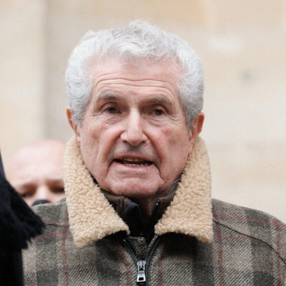 Claude Lelouch - Sorties de la messe hommage à Rémy Julienne en l'église Saint-Roch à Paris le 5 mars 2021.
