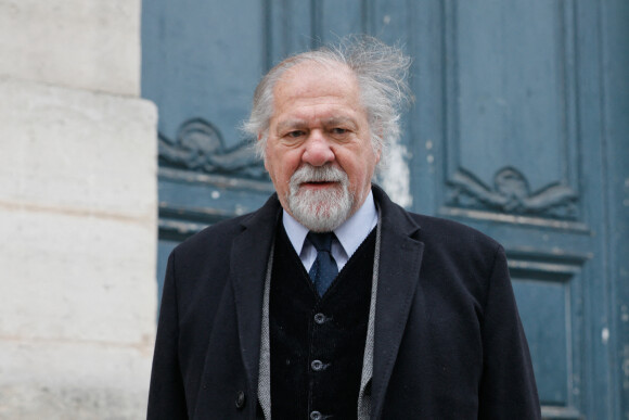 Pierre Santini - Arrivées à la messe hommage à Rémy Julienne en l'église Saint-Roch à Paris le 5 mars 2021.  