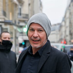 Gaël Leforestier - Arrivées à la messe hommage à Rémy Julienne en l'église Saint-Roch à Paris le 5 mars 2021.