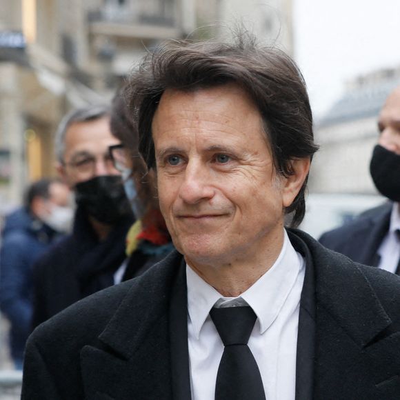 Vincent Perrot - Arrivées à la messe hommage à Rémy Julienne en l'église Saint-Roch à Paris le 5 mars 2021.