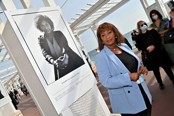 Vernissage de l'exposition "Libres et Égales" de la photographe Sylvia Galmot, sur la Promenade des Anglais. Nice, le 8 mars 2021. © Bruno Bebert / Bestimage