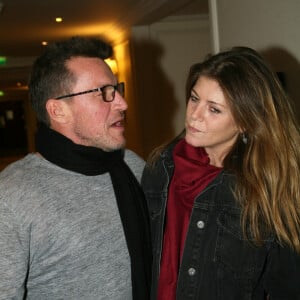 Benjamin Castaldi et sa femme Aurore - L'association Citestars fait son cabaret et fête ses 20 ans lors de l'élection de Miss Beauté nationale à l'hôtel InterContinental à Paris le 18 novembre 2018. © JLPPA /Bestimage