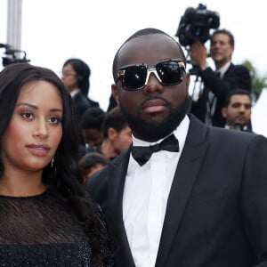 Maître Gims et sa femme DemDem - Montée des marches du film "The BFG" ("Le BGG Le Bon Gros Géant") lors du 69ème Festival International du Film de Cannes. Le 14 mai 2016. © Borde-Jacovides-Moreau/Bestimage 